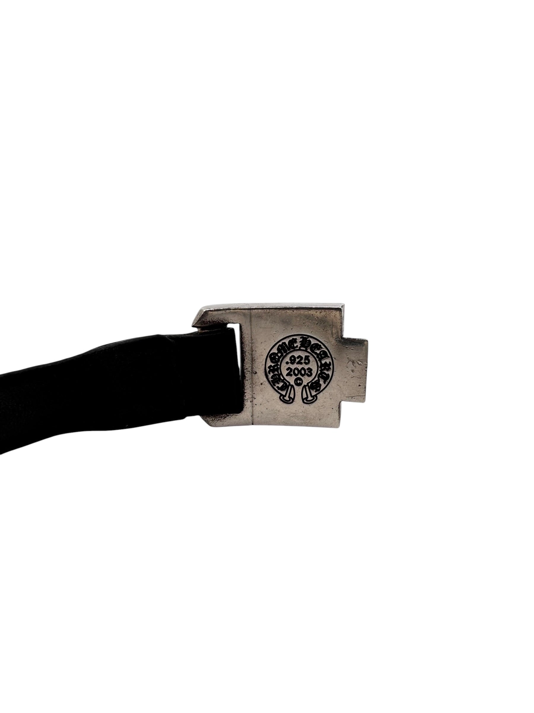 Chrome Hearts Harness Clasp Bracelet 6.5”