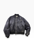 Bare Knuckles Safety Pin Bomber Jacket