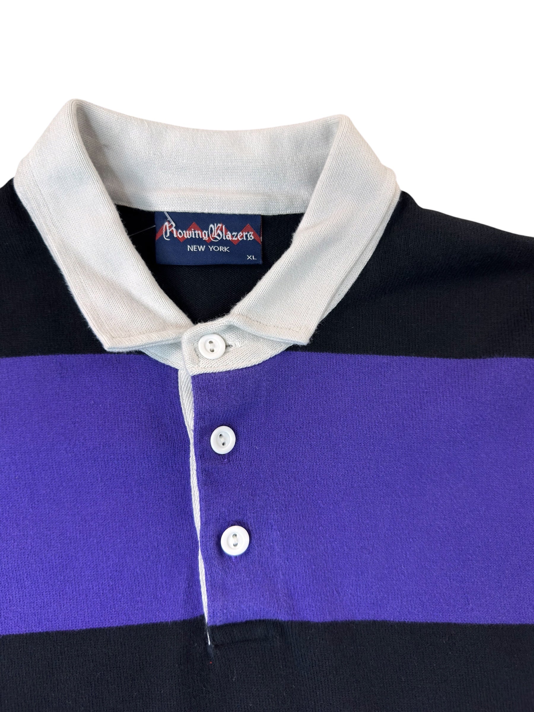 Rowing Blazers Black/Purple Rugby (XL)