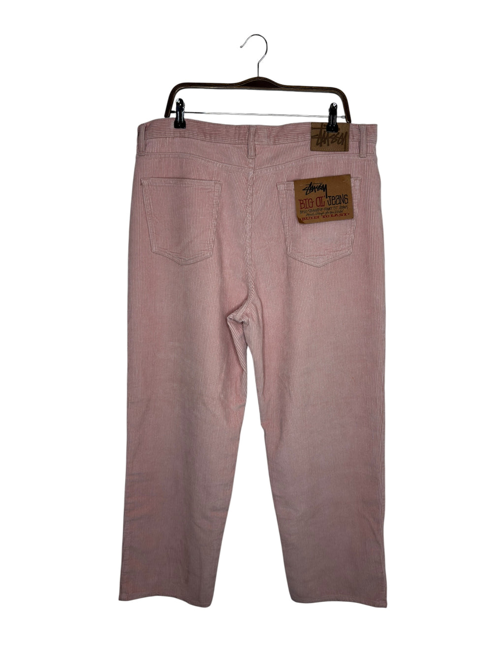 Stussy Pink Cord Big Ol Jeans (36)