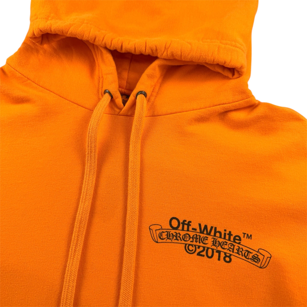 Chrome Hearts Off White Scroll Hoodie