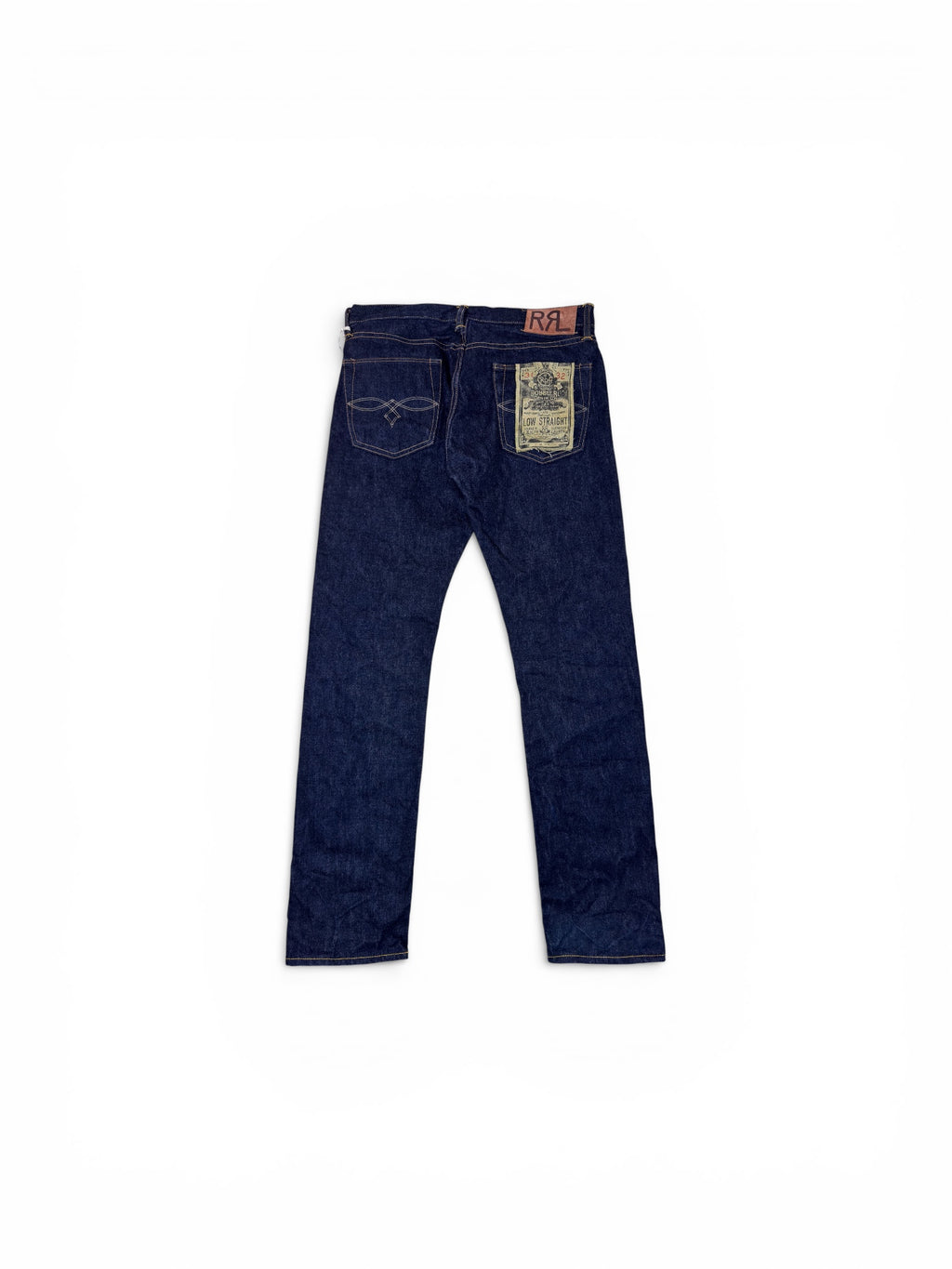RRL Blue Indigo Slvg Denim (34)