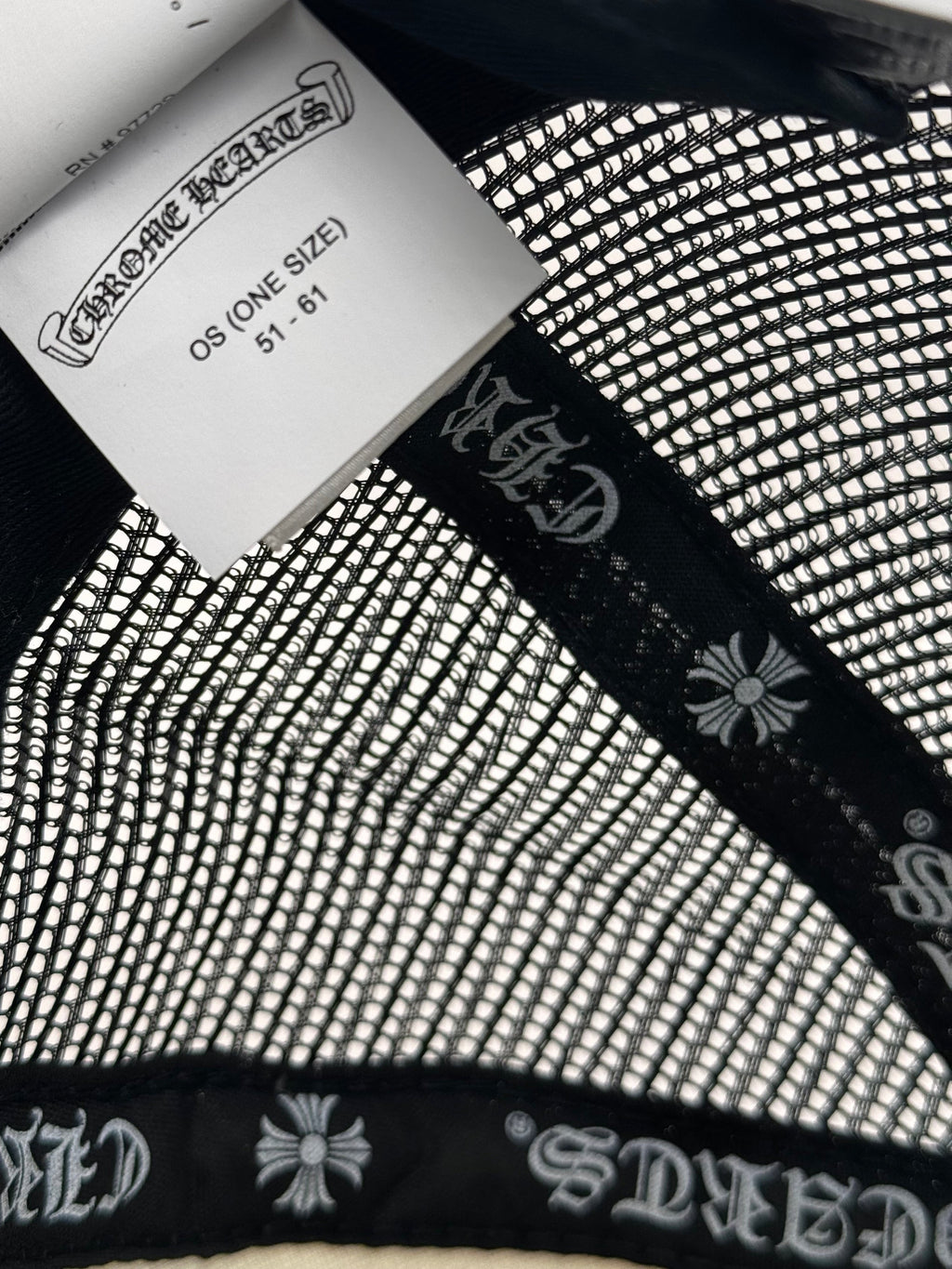 Chrome Hearts Blk/Wht Fuck Trucker Hat