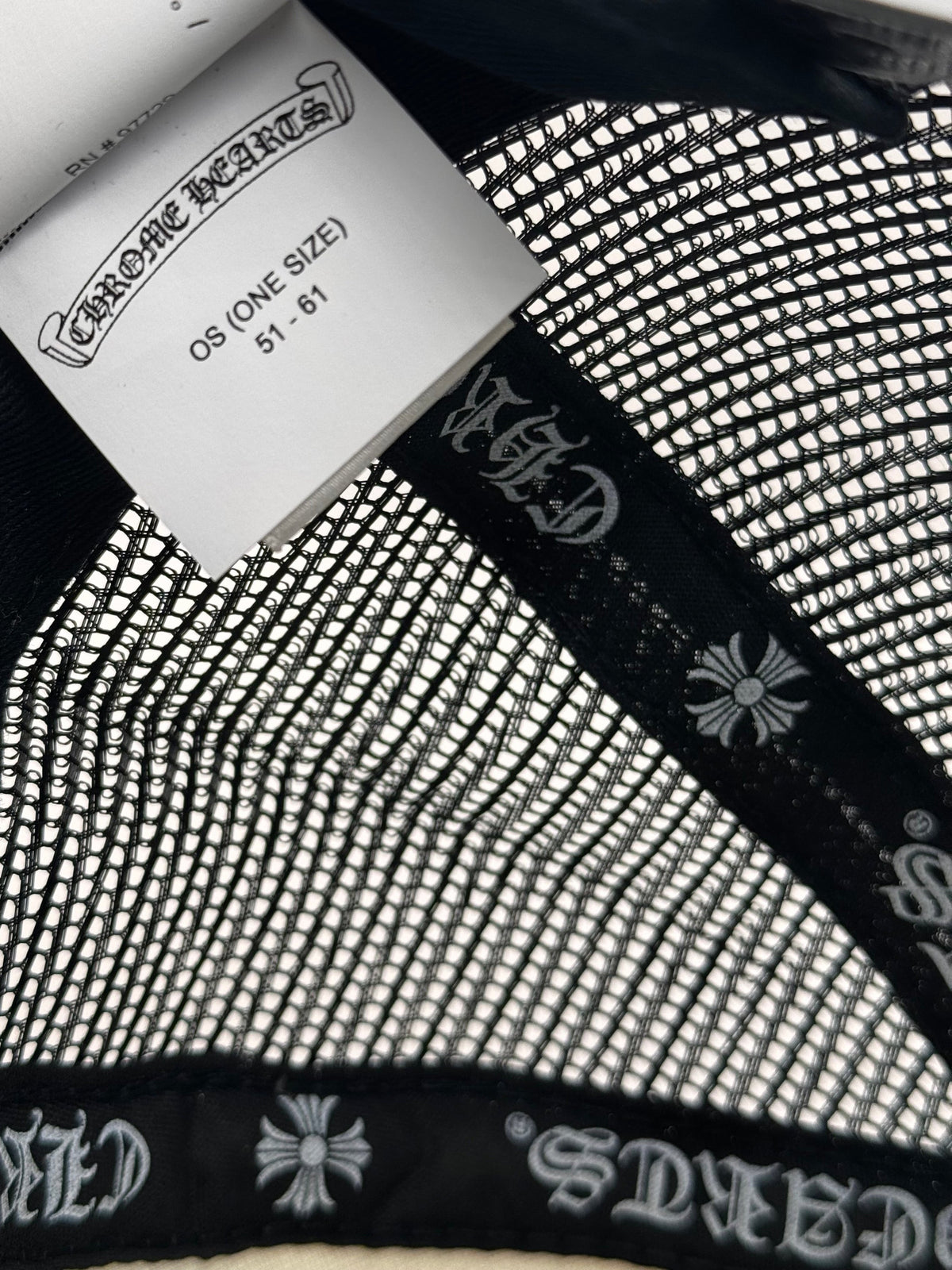 Chrome Hearts Blk/Wht Fuck Trucker Hat