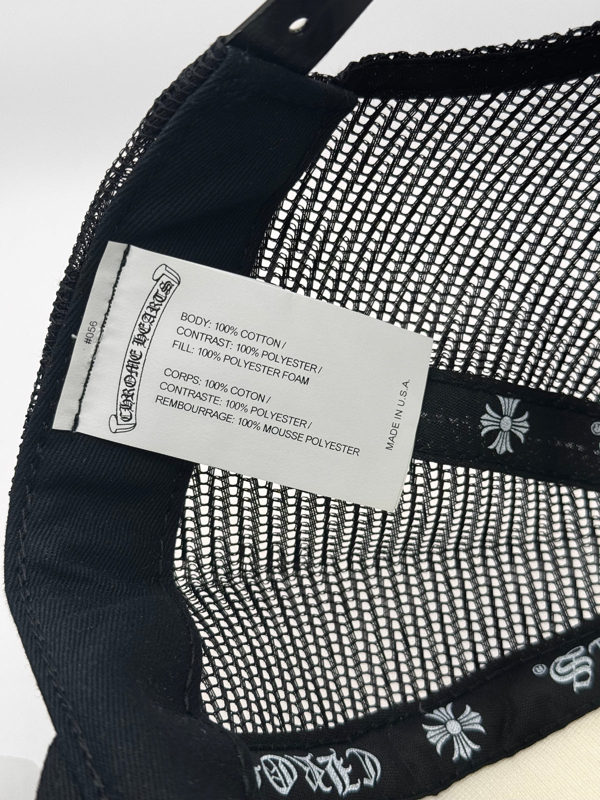 Chrome Hearts Blk/Wht Fuck Trucker Hat