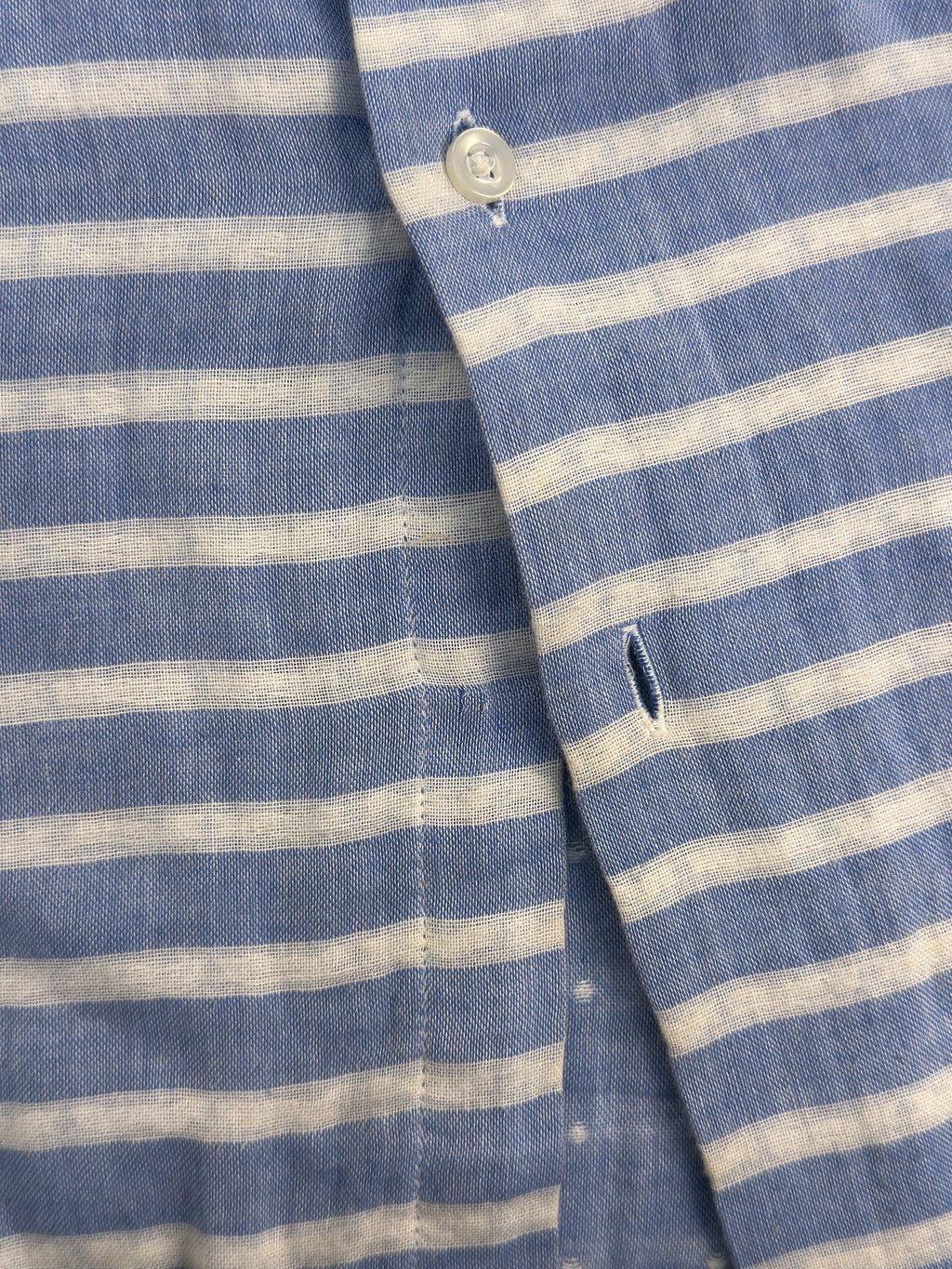 Naked & Famous Handwoven Striped Shirt