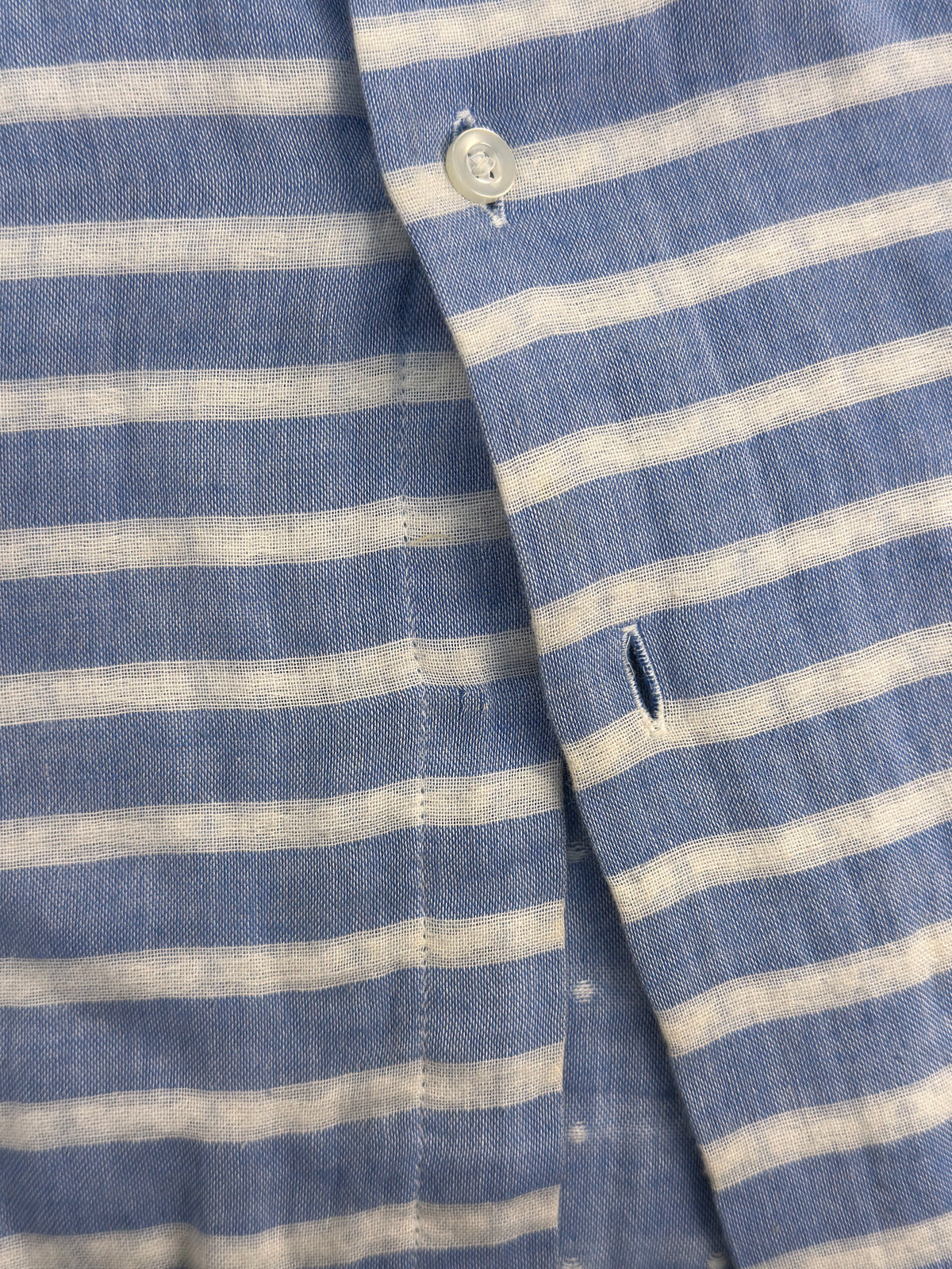 Naked & Famous Handwoven Striped Shirt