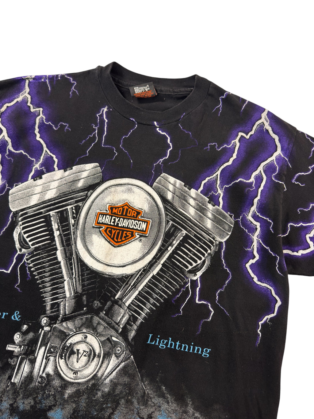 Vintage 90’s Harley Lightning Tee (L)