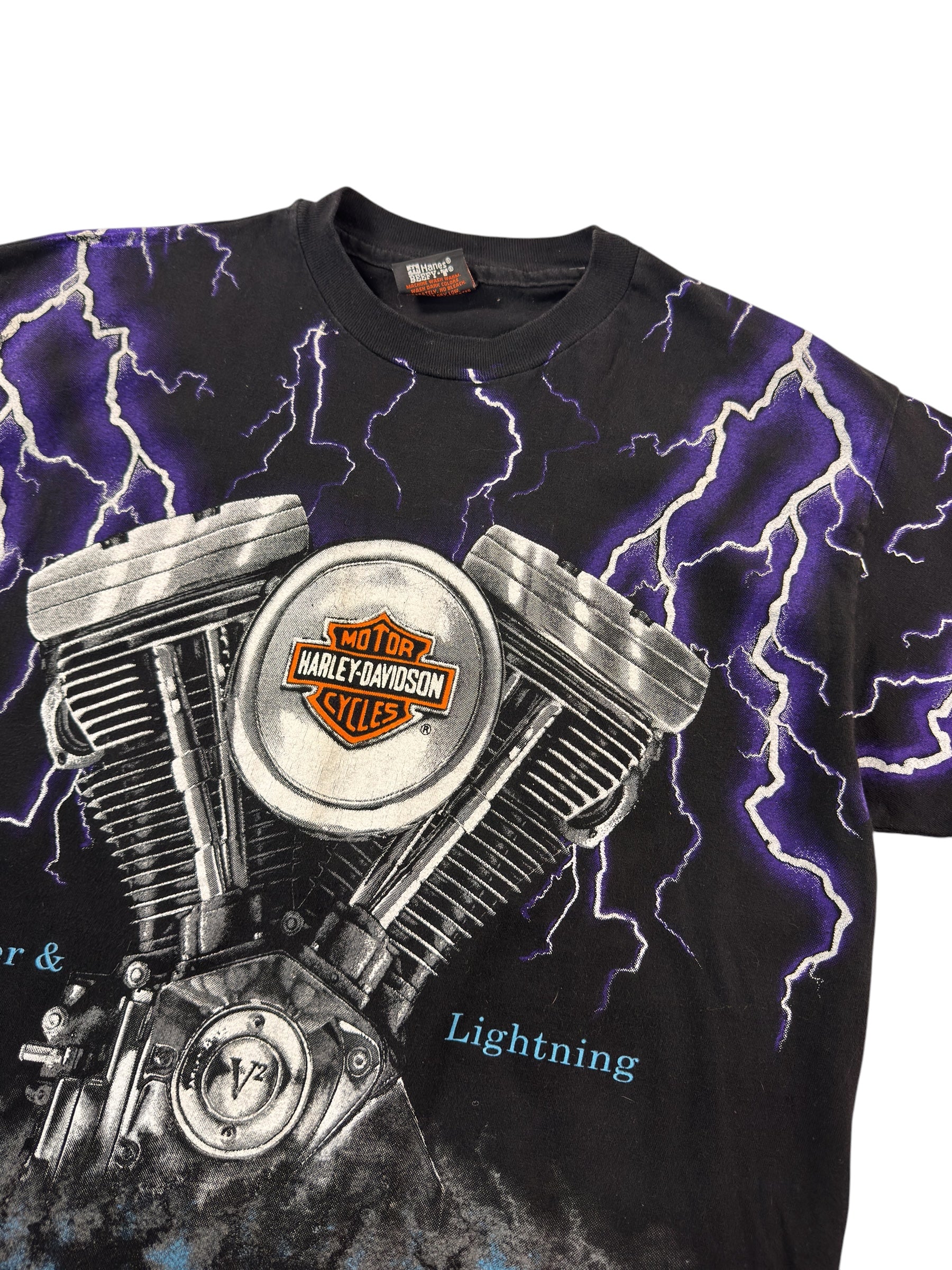 Vintage 90’s Harley Lightning Tee (L)