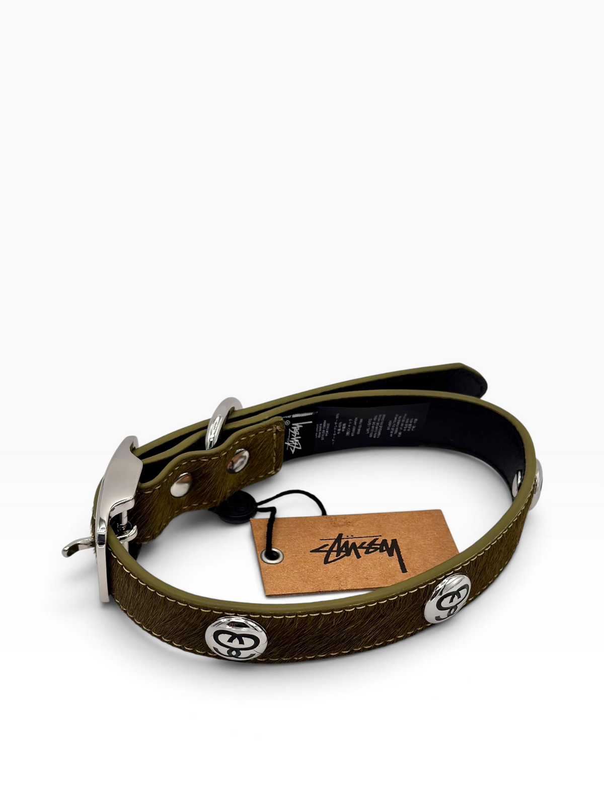 Stussy Dog Collar Moss