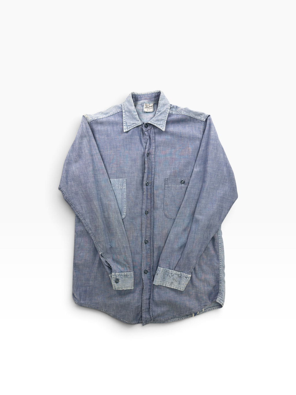 50s Repaired Chambray Shirt