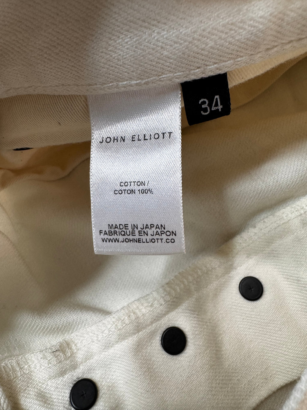 John Elliot Dirty White Cut Off Pants (34)