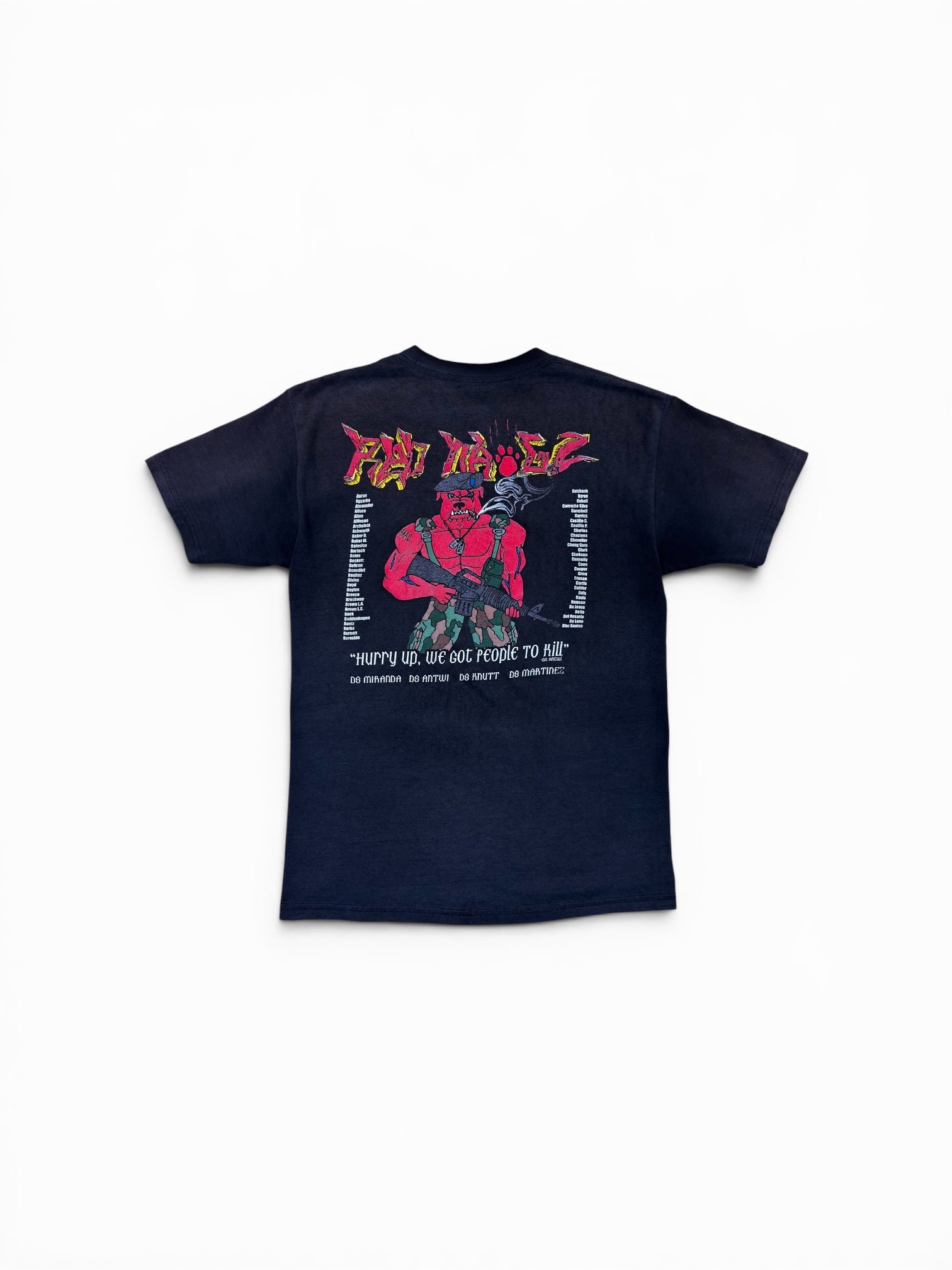 Vintage 90s Red Dawgs Military Tee (M)