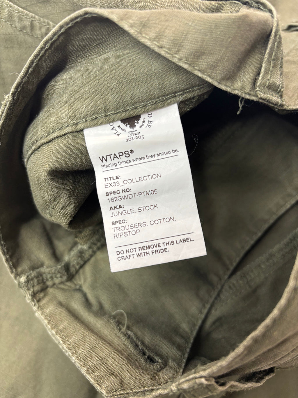 WTAPS Army Fatigue Cargo Pants (1)