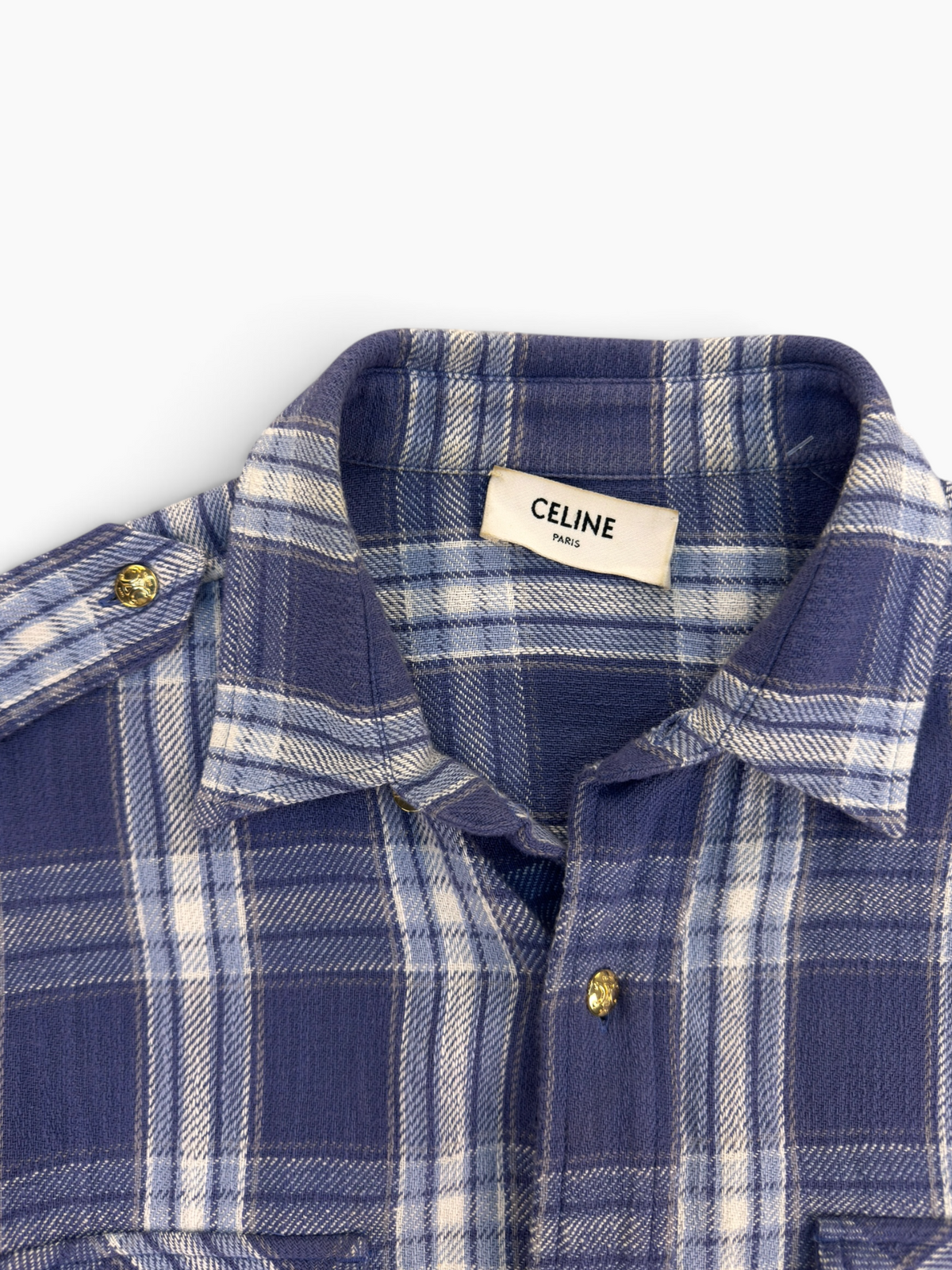 Celine Blue Western Shirt