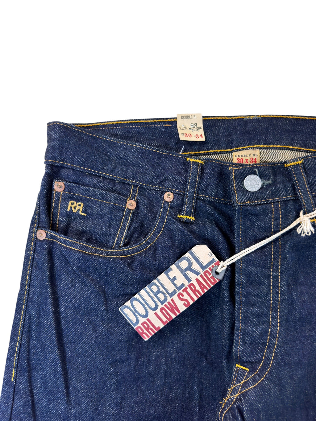 RRL Blue Indigo SLVDG Denim (30)