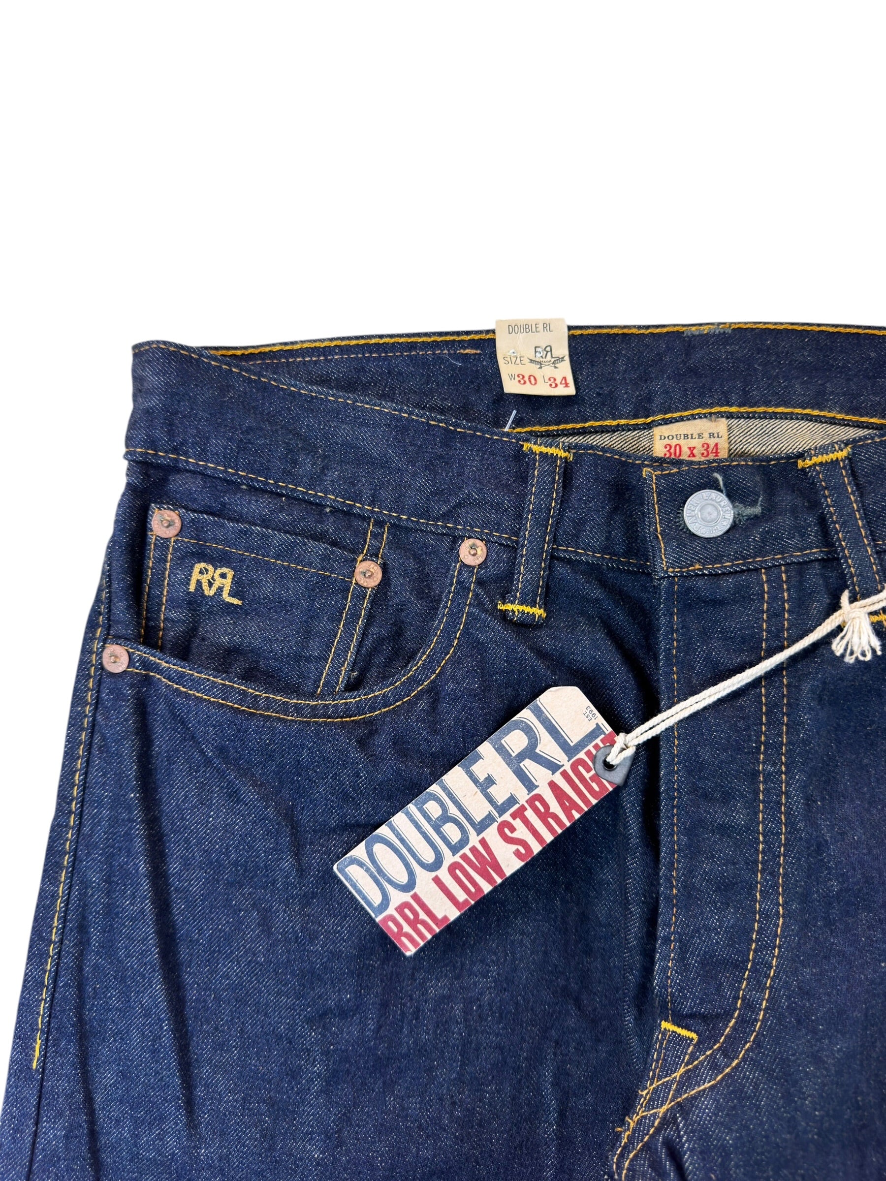 RRL Blue Indigo SLVDG Denim (30)