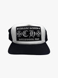 Chrome Hearts Black/White CH Trucker Hat