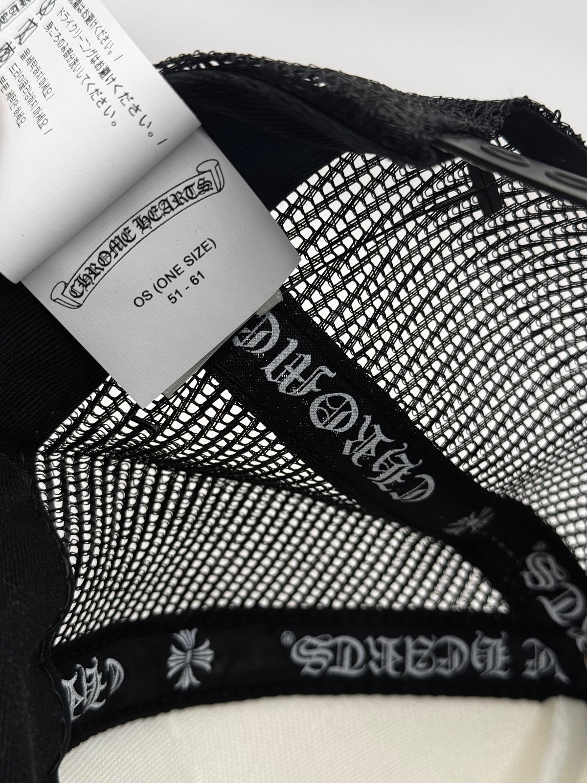 Chrome Hearts Blk/Wht Trucker Hat