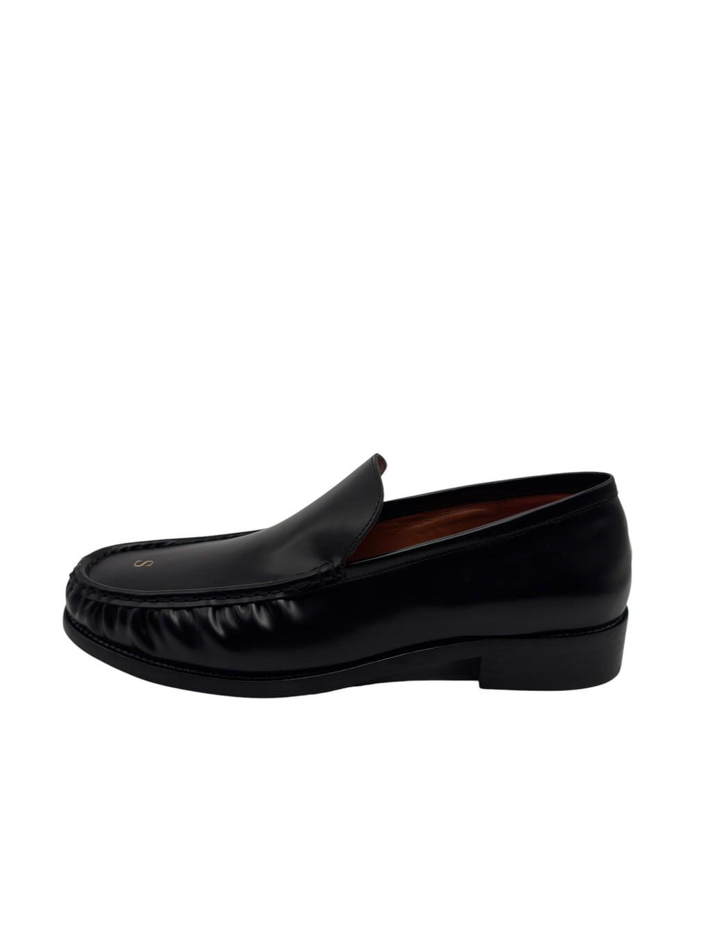 Acne Studios Black Leather Initial Loafer (46)