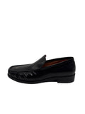 Acne Studios Black Leather Initial Loafer (46)