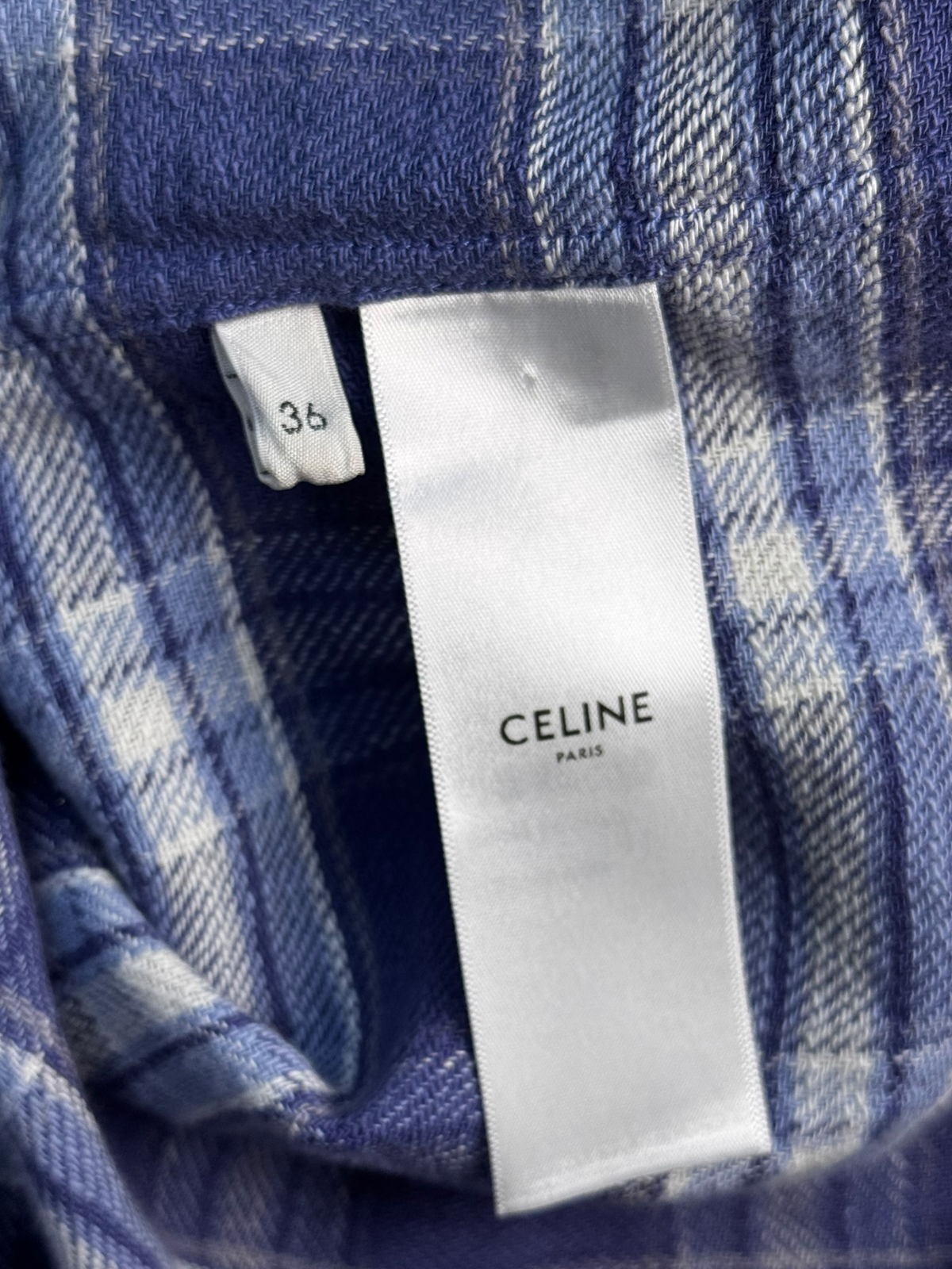Celine Blue Western Shirt