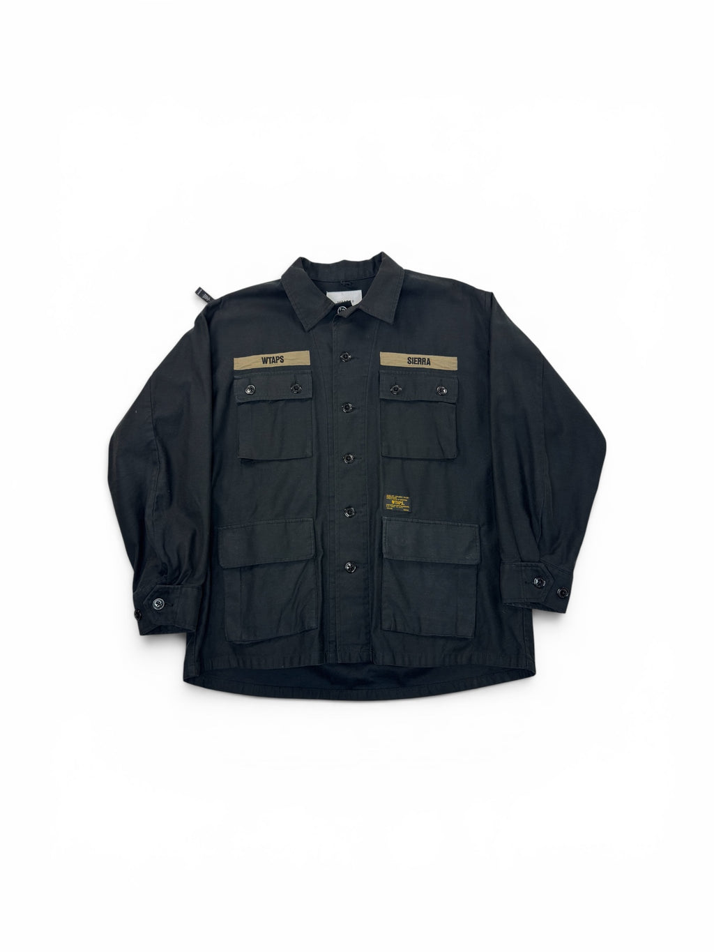 WTAPS Black Fatigue Utility Jacket (1)