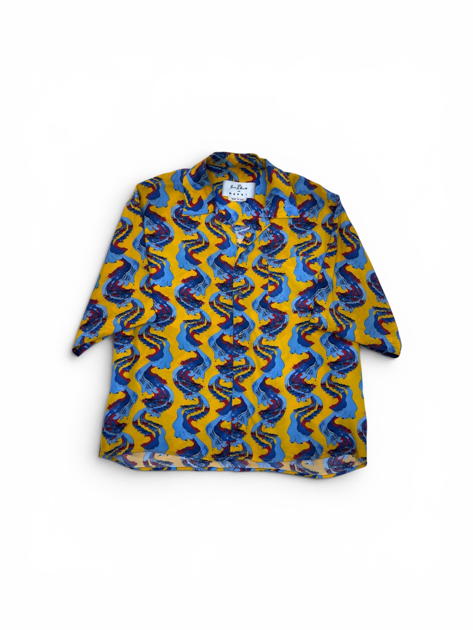 Marni Acid Cars Wrinkled Shirt (48)