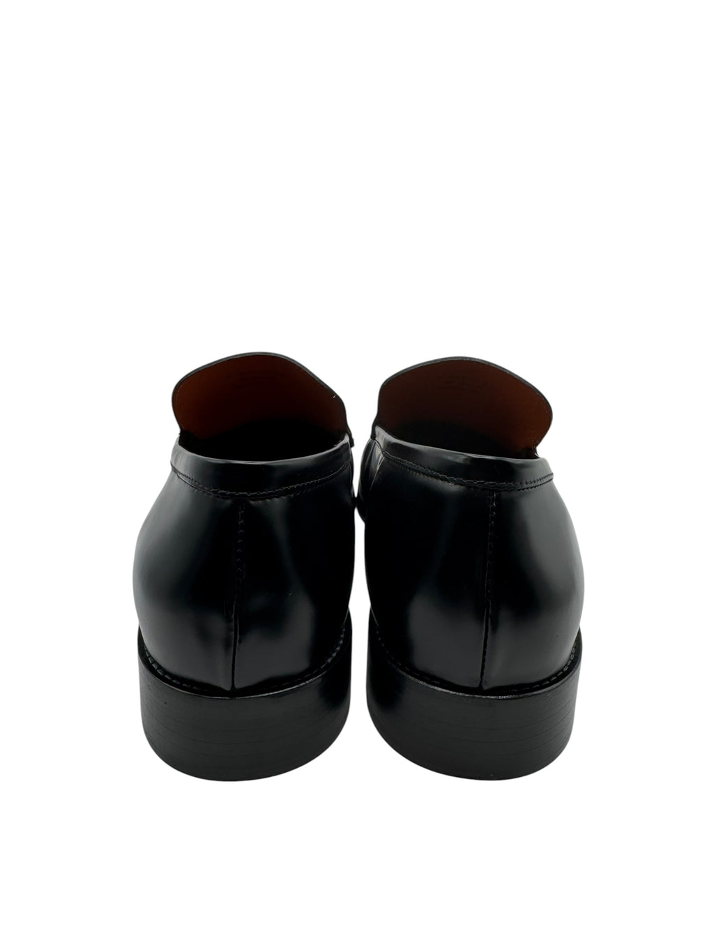 Acne Studios Black Leather Initial Loafer (46)