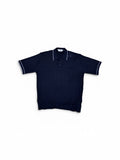 Vintage 60s Da Vinci Black Poly Polo (XL)