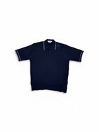 Vintage 60s Da Vinci Black Poly Polo (XL)