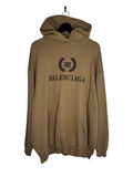 Balenciaga Wreath Beige Hoodie (L)