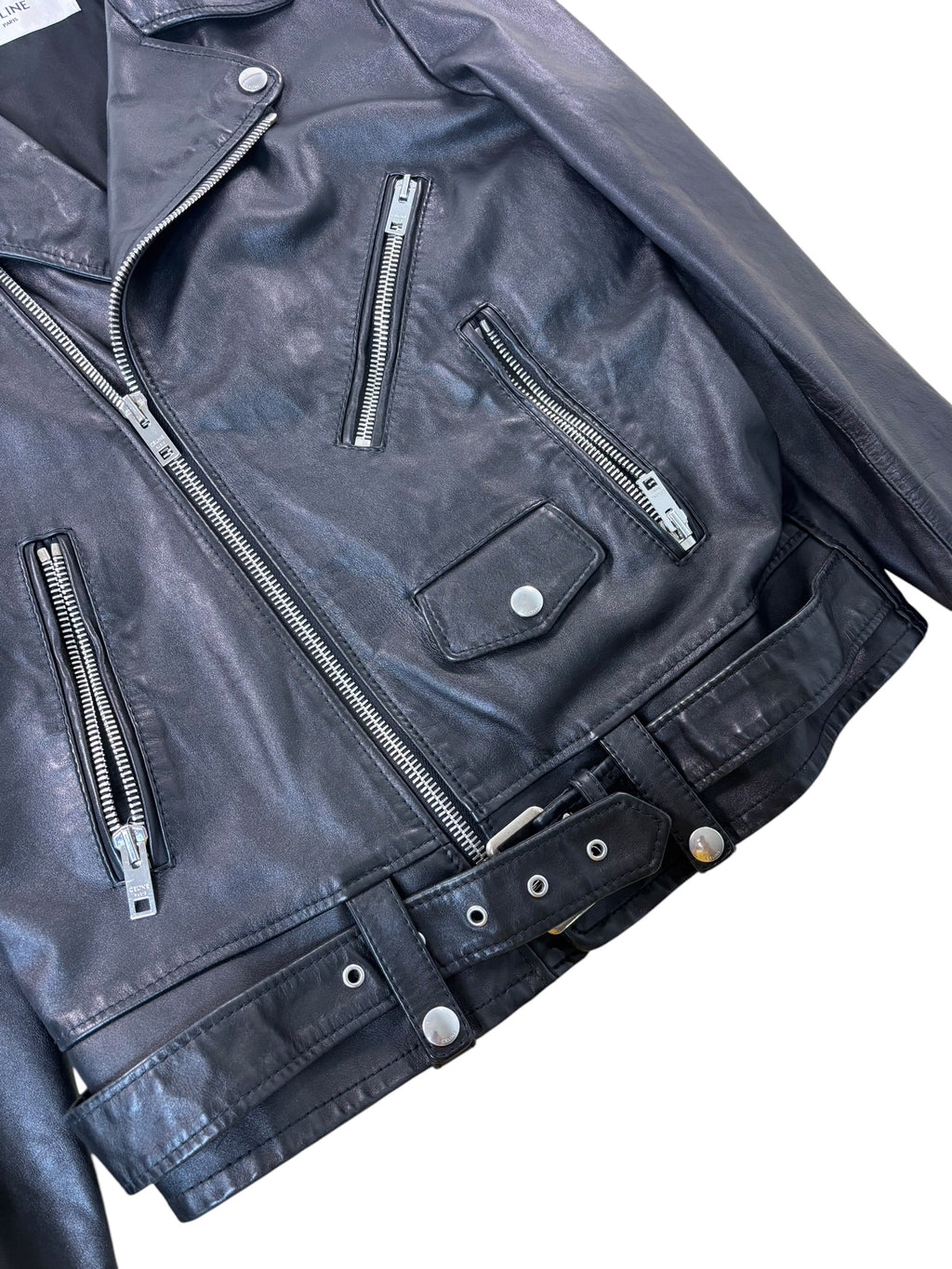 Celine Christian Marclay Leather Jacket (48)
