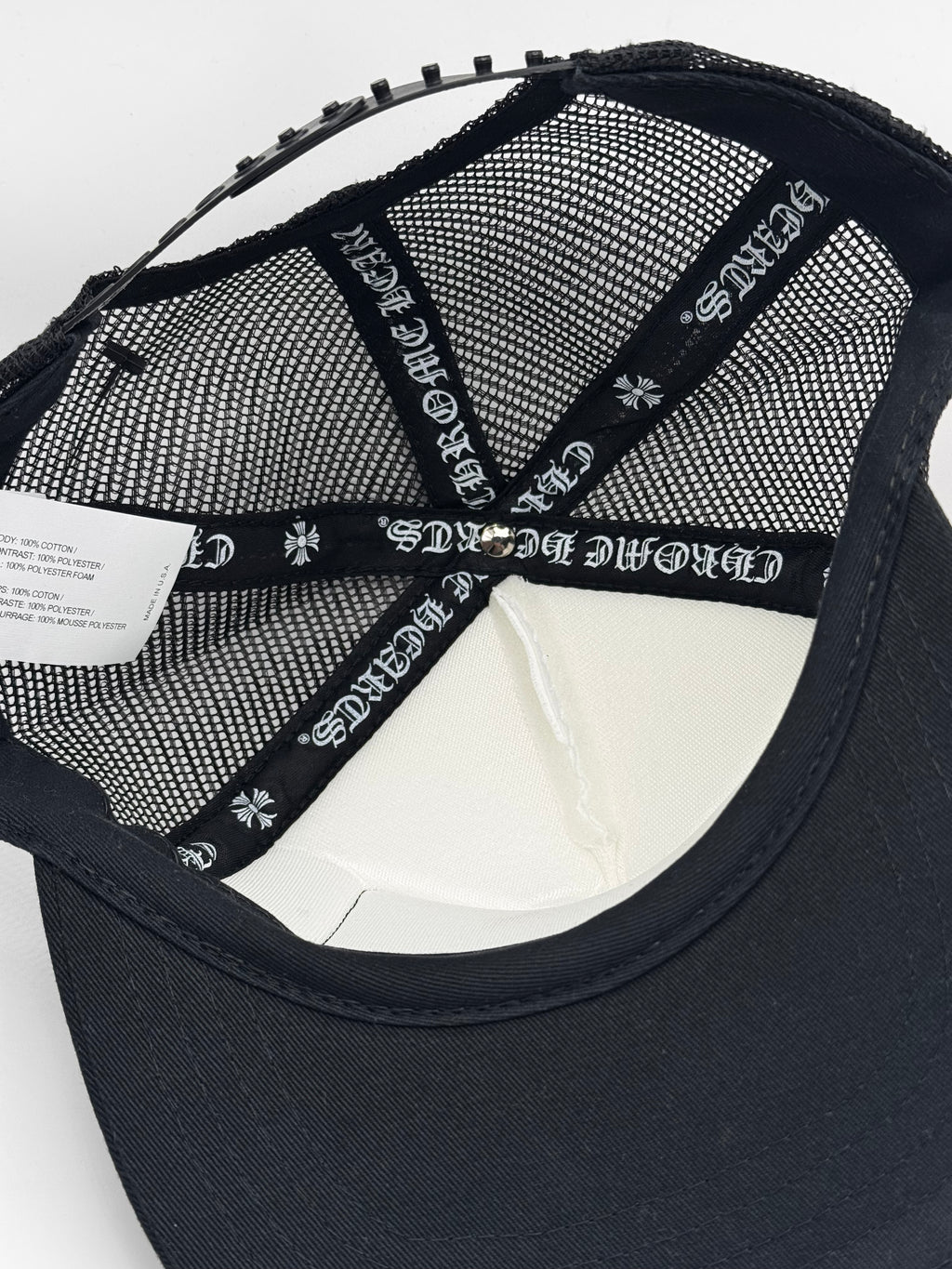 Chrome Hearts Blk/Wht Trucker Hat