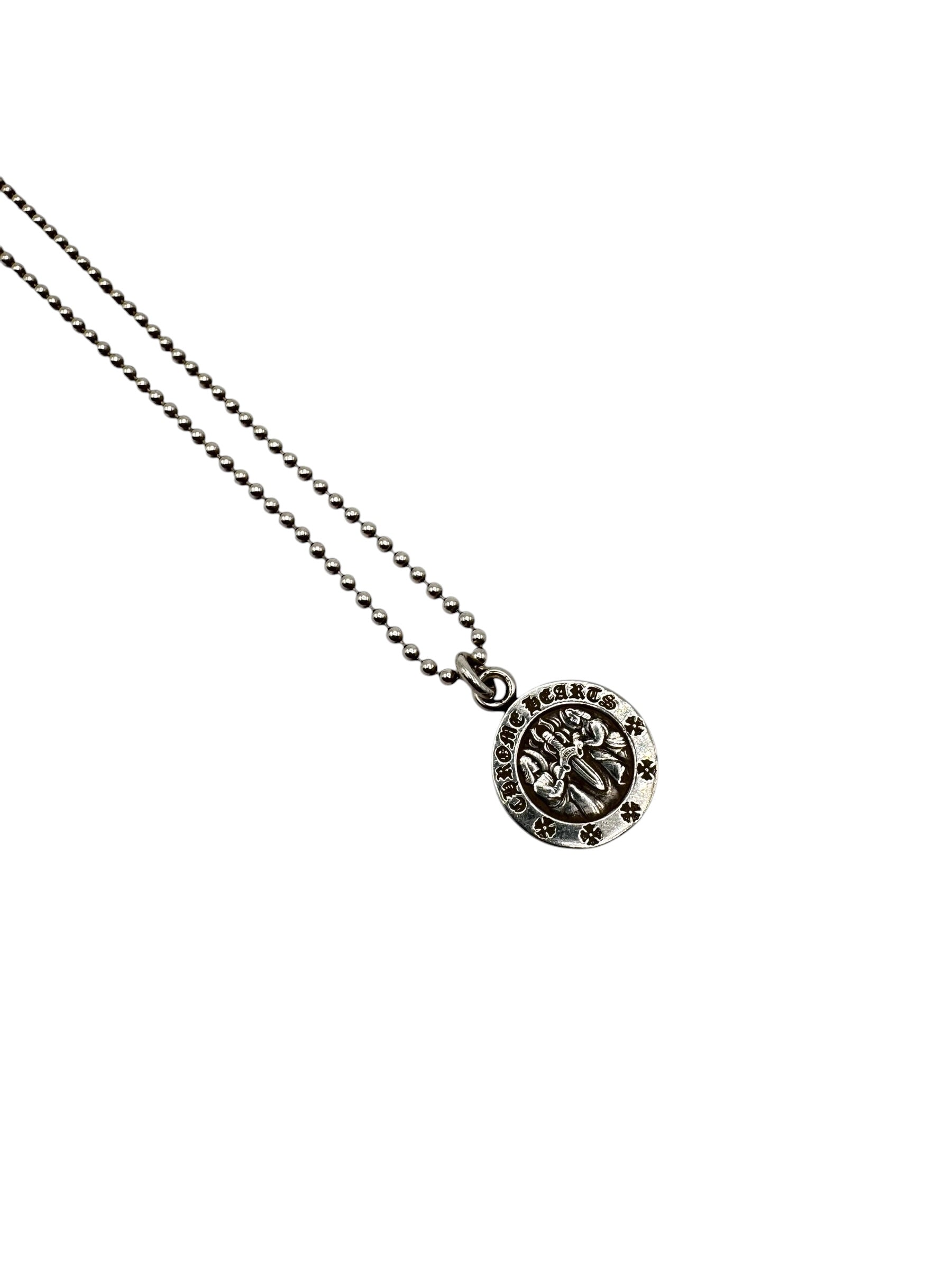 Chrome Hearts Angel Medallion Necklace