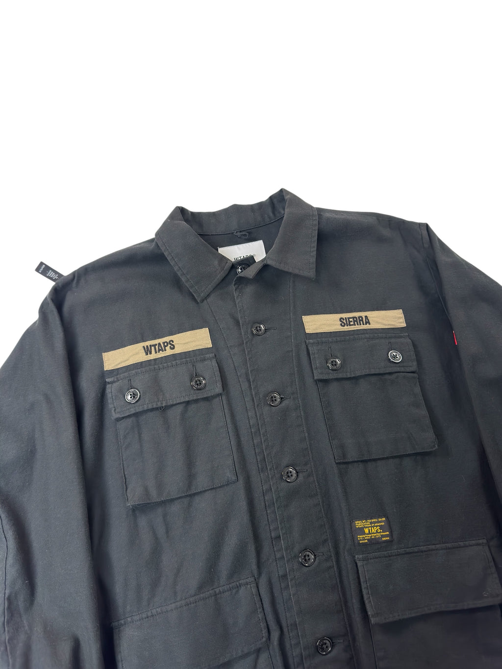WTAPS Black Fatigue Utility Jacket (1)