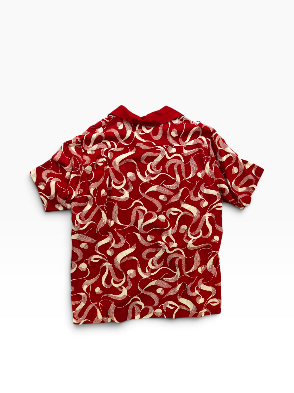 Kapital Silk Okura Collar Shirt Red