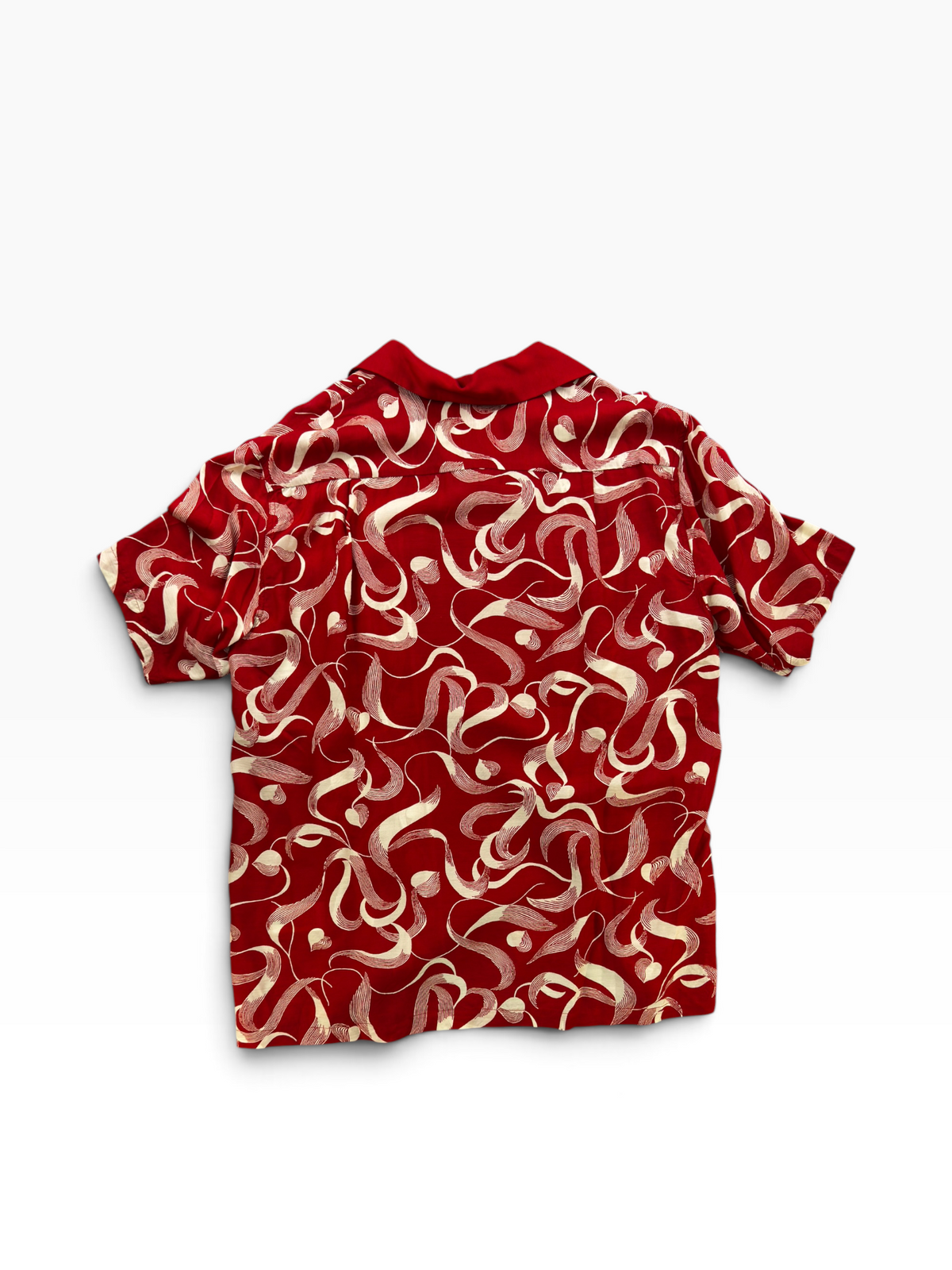 Kapital Silk Okura Collar Shirt Red