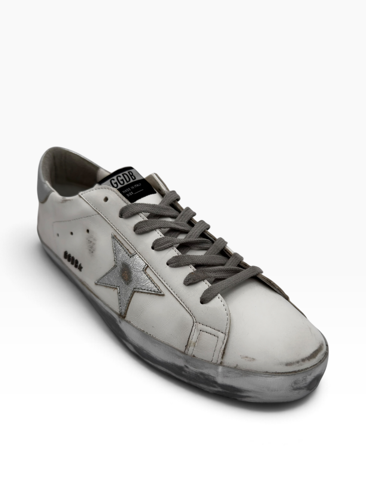 Golden Goose Super Star White Silver