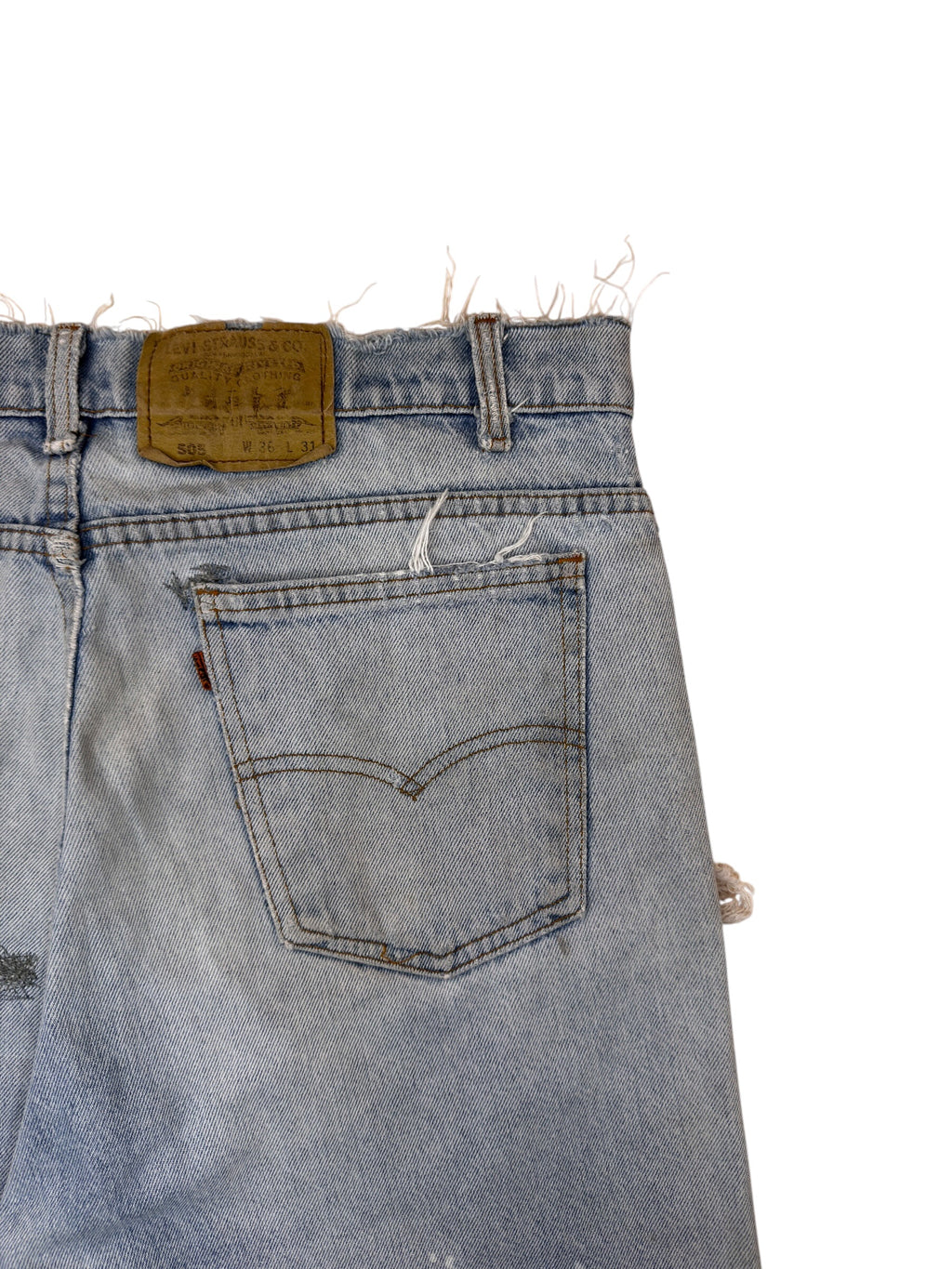 Vintage 80s Levi’s 505 Distressed Denim (36)