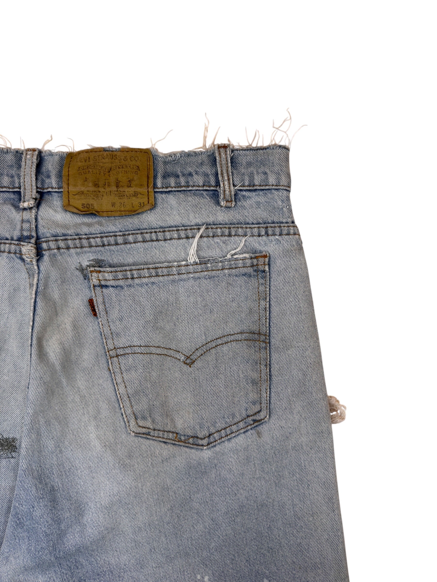 Vintage 80s Levi’s 505 Distressed Denim (36)