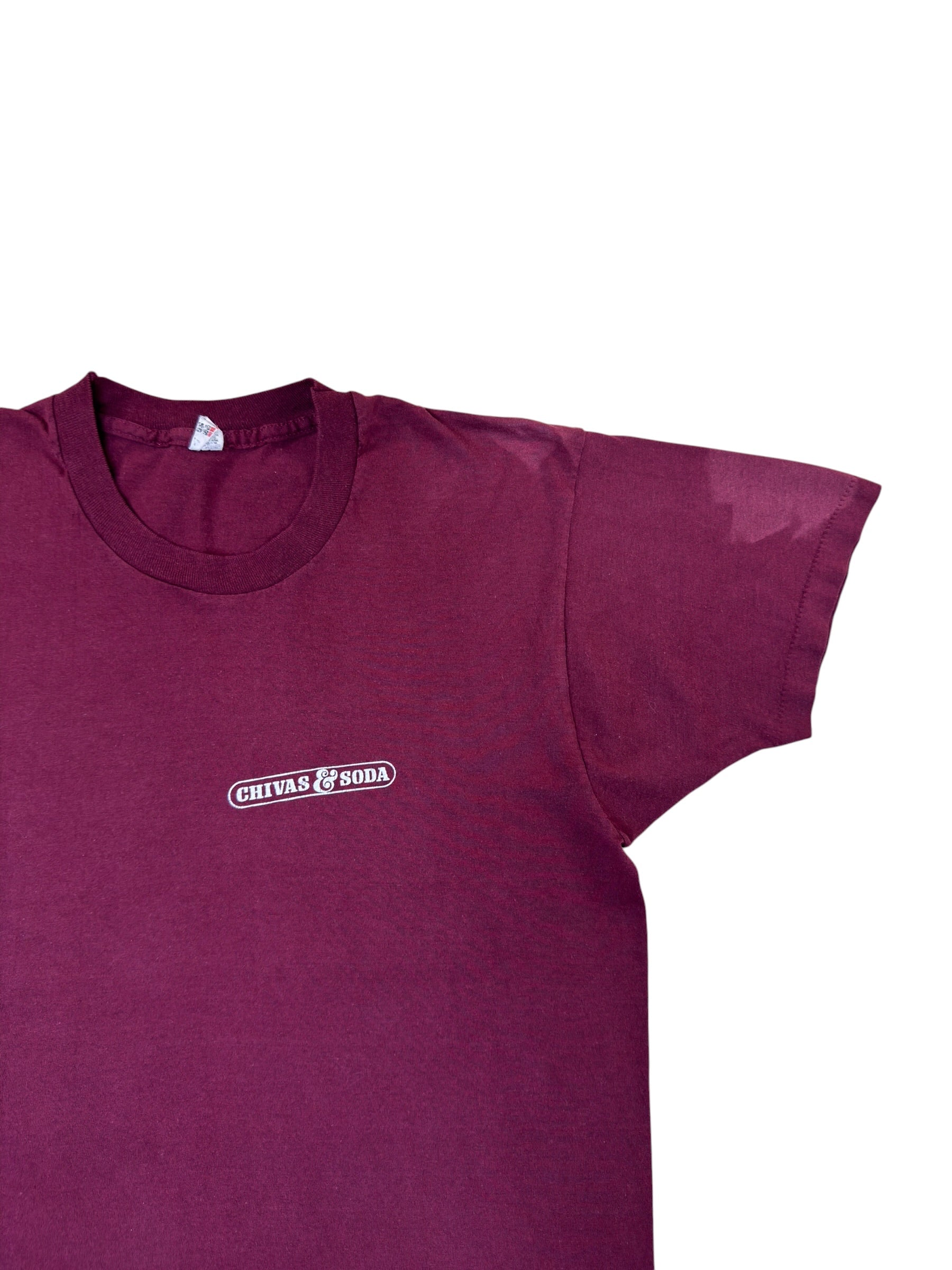 Vintage 80s Chivas & Soda Tee (L)
