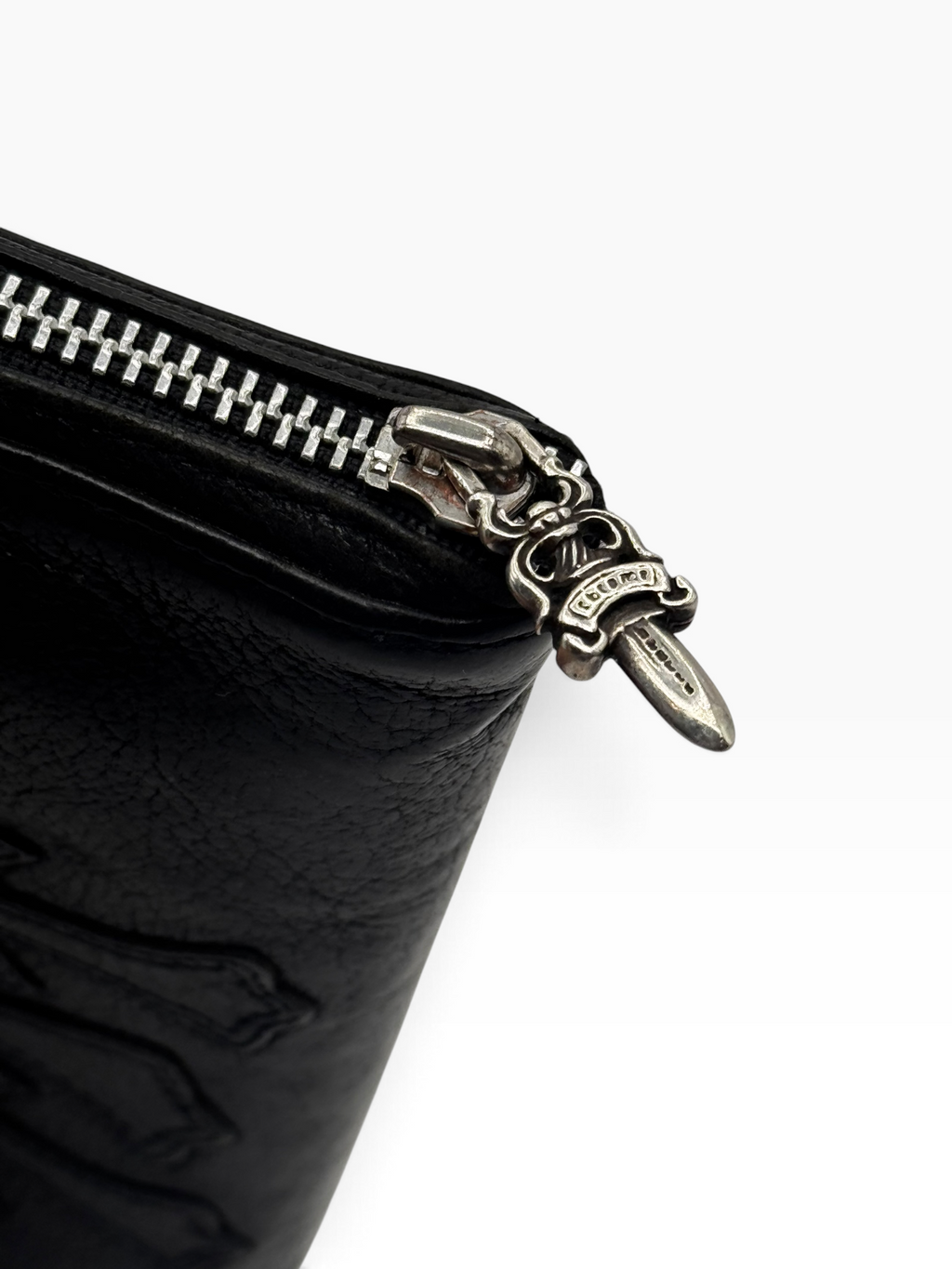 Chrome Hearts Black Triple Cross Wallet