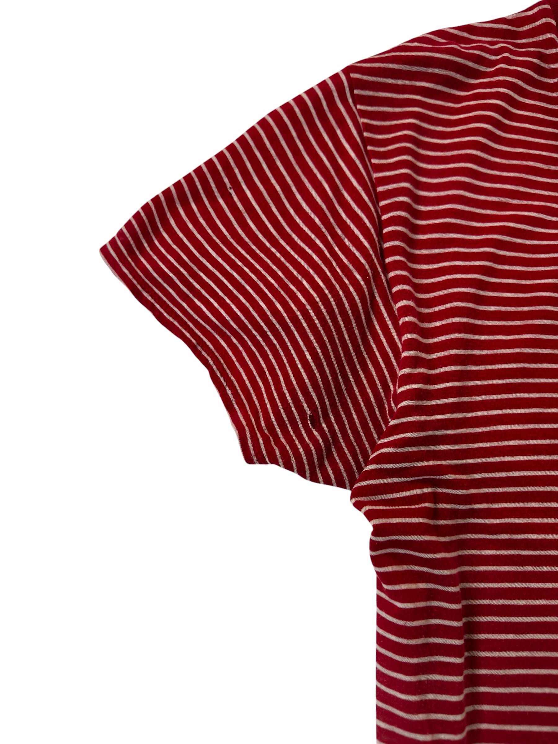 Saint Laurent Striped Slub Tee (M)
