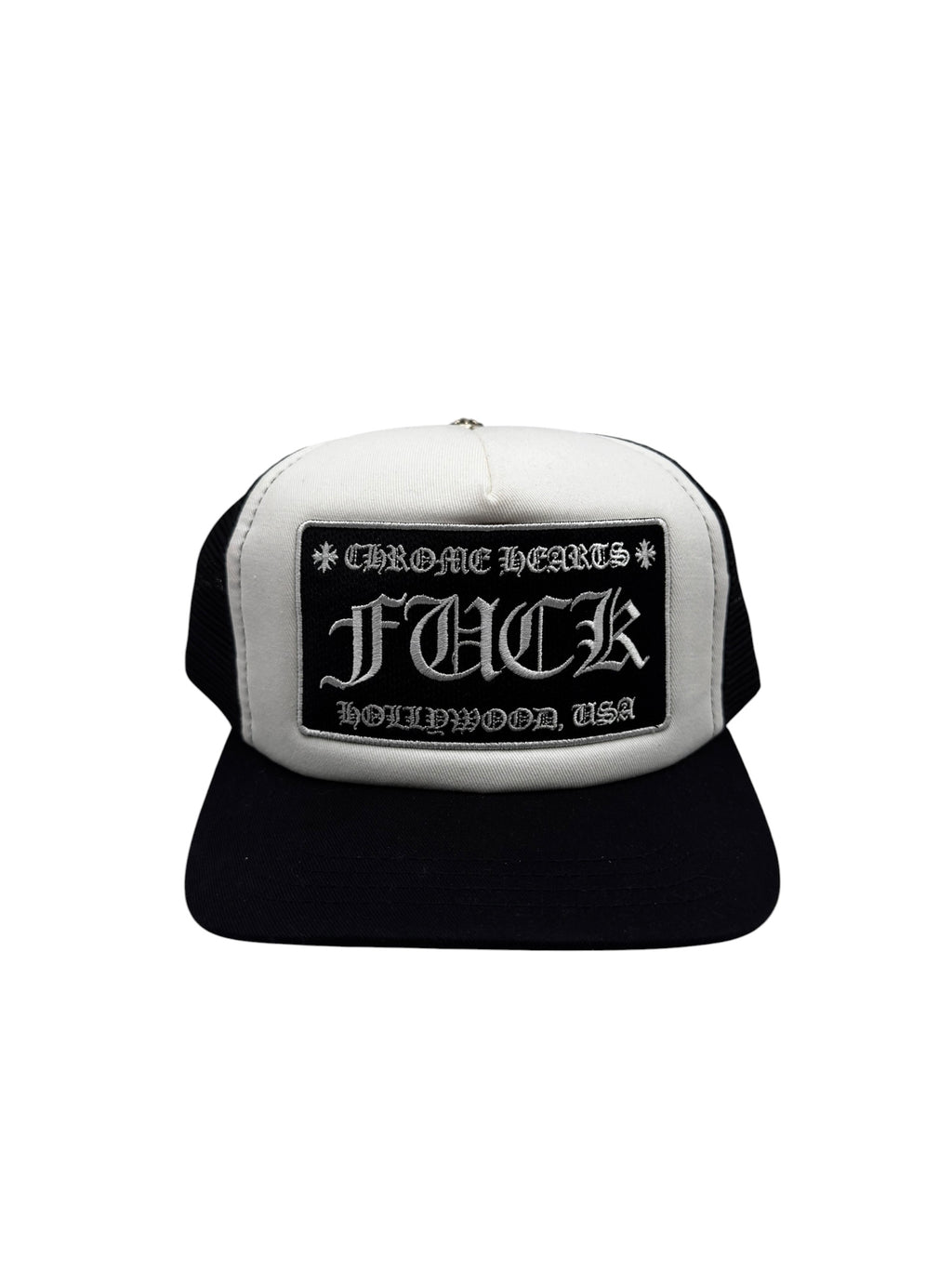 Chrome Hearts Fuck Wht/Blk Hat
