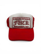 Chrome Hearts 90’s Red Fuck Trucker