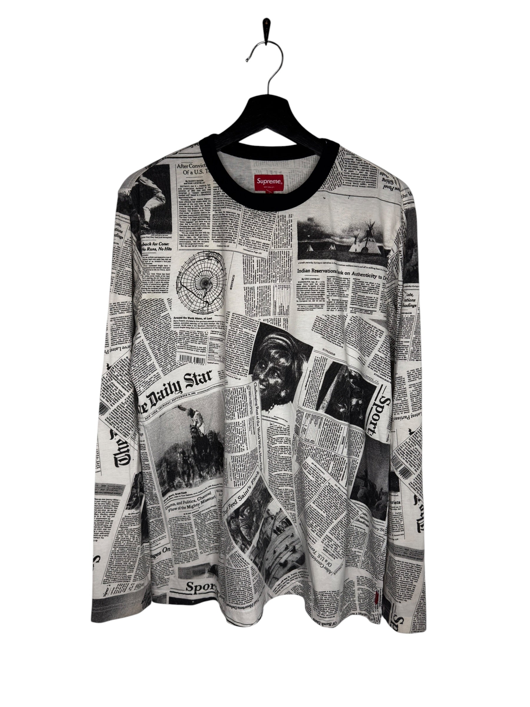 Supreme 2012 Newspaper LS (L)