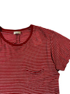 Saint Laurent Striped Slub Tee (M)