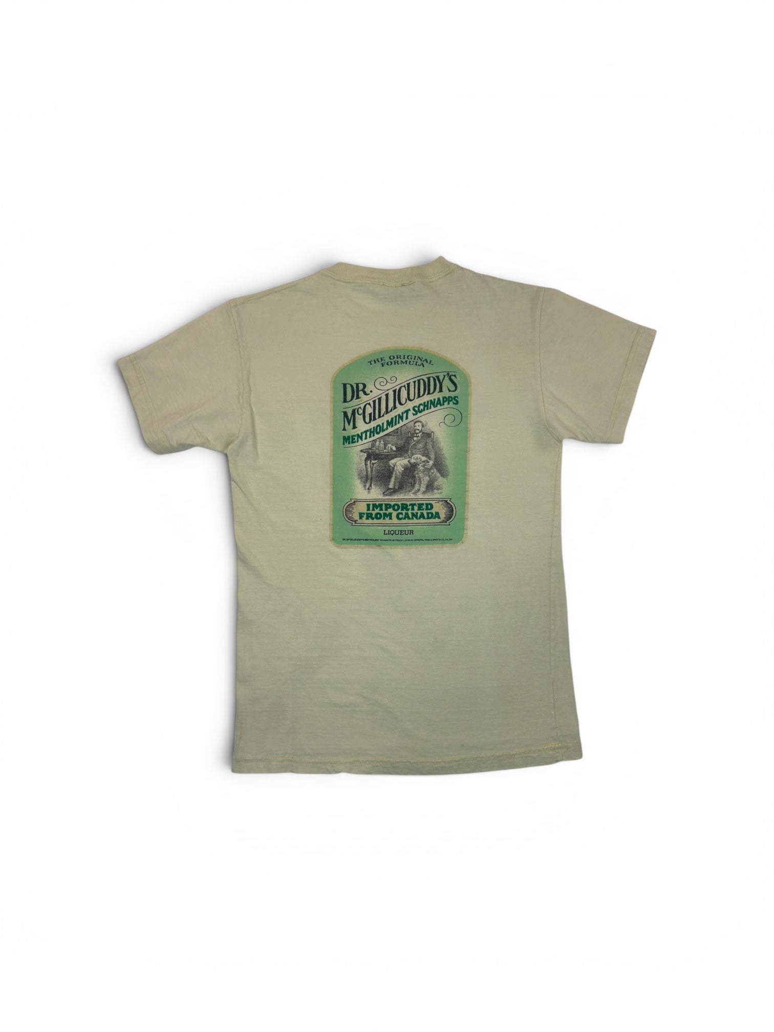 Vintage 80s Dr. McGillicuddys Shchnapps Tee (M)