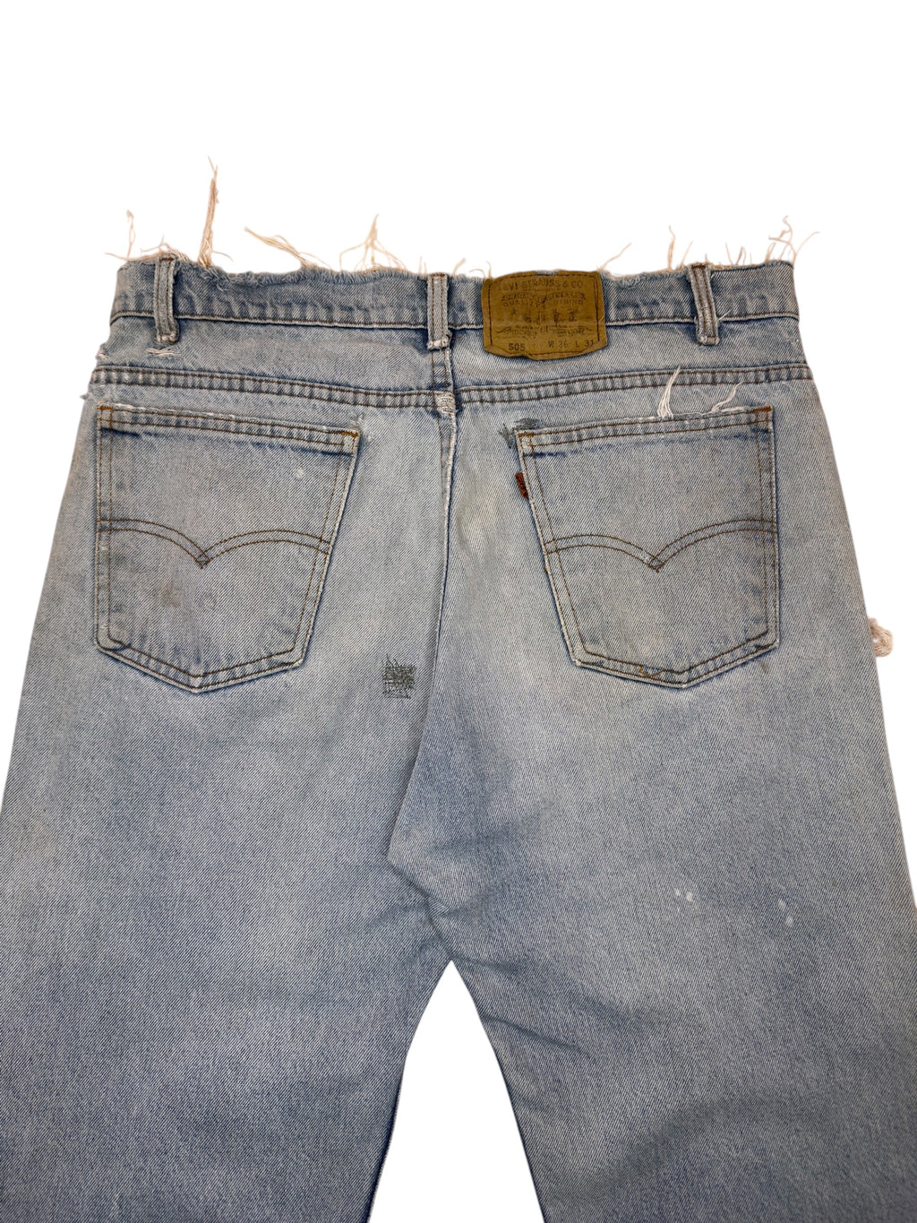 Vintage 80s Levi’s 505 Distressed Denim (36)